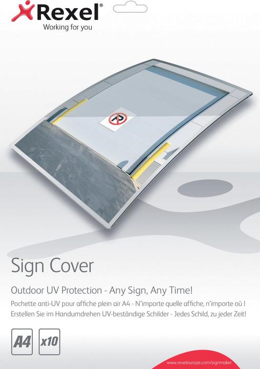 Produktbild Rexel Schilderfolie Sign Cover (A4, 10 Stück, 125 µm)