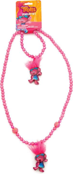 Immagine prodotto Ravensburger Set: Collana E Braccialetto Di Perline Con Ciondoli Glitter E Capelli Da Trolls 5x28 cm