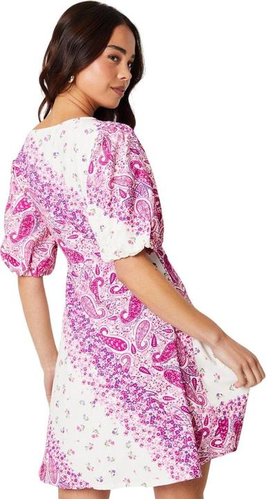Produktbild Dorothy Perkins Minikleid Wickel Puffärmel (38 D)
