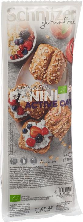 Immagine prodotto Schnitzer Panini Active Oat senza glutine (210 g)