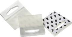 Actual product image 3M ScotchPad Hang-Tabs 1076, round hole, 50.8 x 50.8 mm