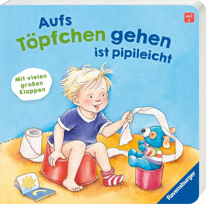 Immagine prodotto Ravensburger Andare nel vasino è facile: un libro di giochi con tanti risvolti (Tedesco)