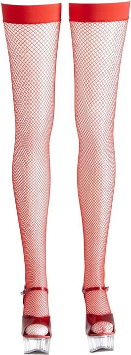 Produktbild Cottelli Collection Netz-Strümpfe rot (M)