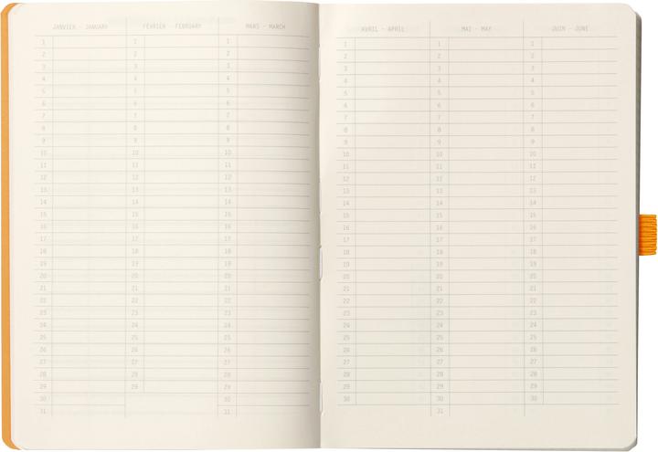 Image du produit Rhodia Goalbook couverture souple (A5, Quadrillé, Couverture rigide)
