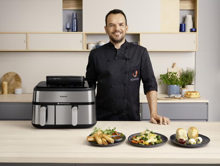 Image du produit Philips Steam Airfryer Dual Basket NA555/00
