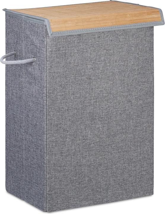 Immagine prodotto Relaxdays Porta biancheria con chiusura a strappo (60 l)