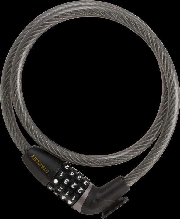 Stanley Cable lock 12mm x 900mm, 4 digits (90 cm)