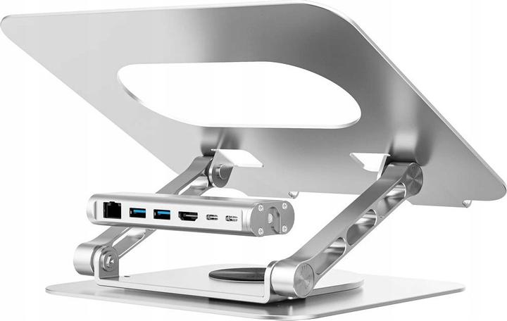 Immagine prodotto Unitek PODSTAWKA POD LAPTOP + HUB USB-C HDMI 1.4 4K PD 100W (USB-C, 1 Porti)