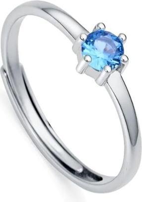 Produktbild Viceroy Graceful silver ring with blue zirconia Clasica 9115A01 - Circuit: 53 mm (53)