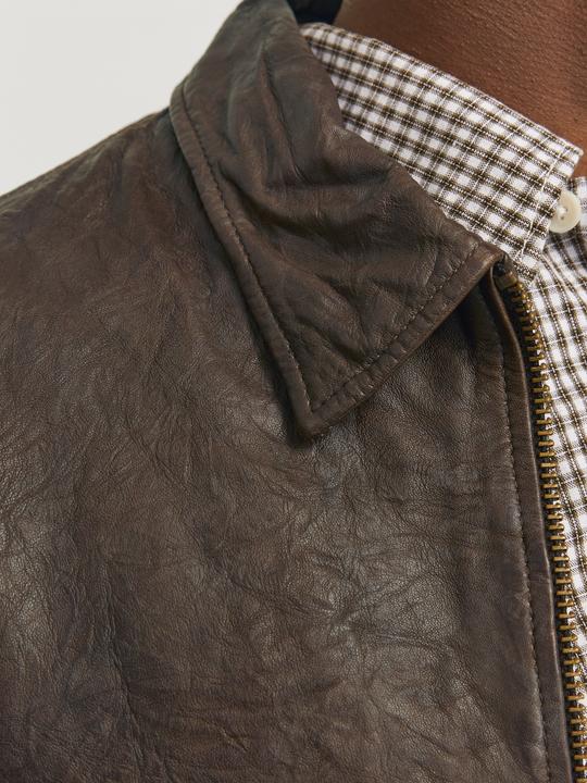 Produktbild Jack & Jones Jorcrincle Leather Jkt Styd Aw24 (M)