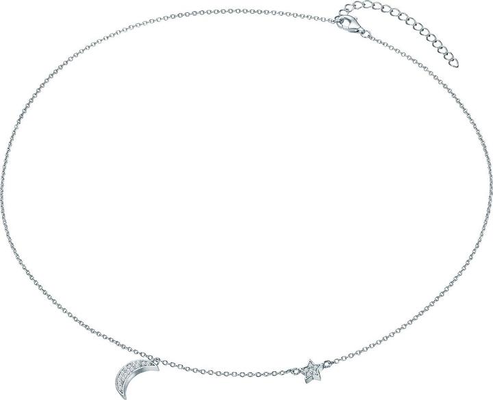 Produktbild Rafaela Donata Damen Mond, Stern Sterling Silber Zirkonia Silber 40,0 cm Basiskette + 5,0 cm Verlängerung - 33710 (Sterling Silber, 40 - 45 cm)