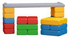 Actual product image Marioinex Lerntafel mit Bausteinen, grosses Set mit 23 Teilen