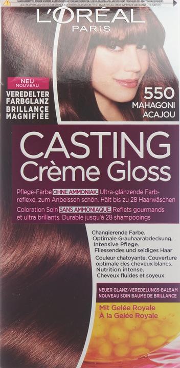 Actual product image L'Oréal Paris Casting Cream Gloss (550 mahogany)