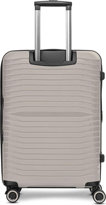 Immagine prodotto Stratic Set di valigie Shine a 4 ruote 3 pezzi con piega elastica (193 l, XL (da 115l))
