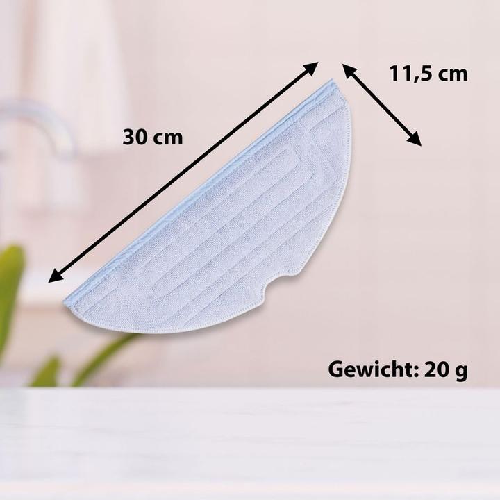 Immagine prodotto Hermex Alternative Wischtücher für Roborock S7 series Mop Aufsatz 2er Pack