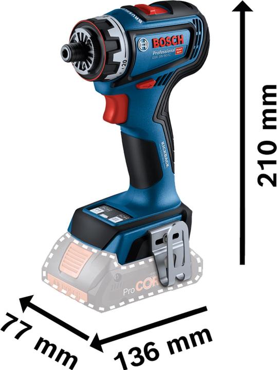 Actual product image Bosch Professional GSR 18V-90 FC (Rechargeable battery operated)