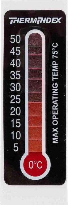 Actual product image Brady Temperature-indicating labels, 6 levels
