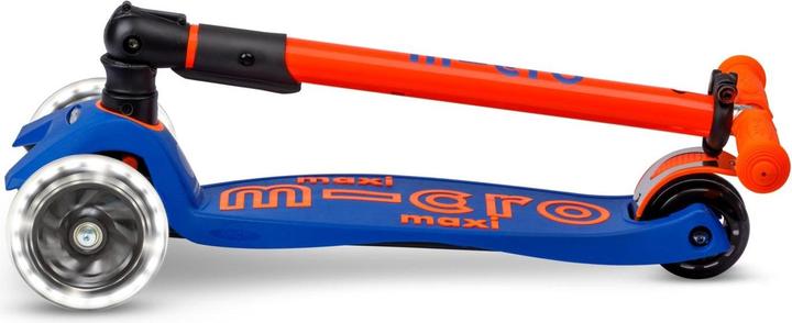 Produktbild Micro Scooter Maxi Deluxe Foldable Neon LED Blaze Orange