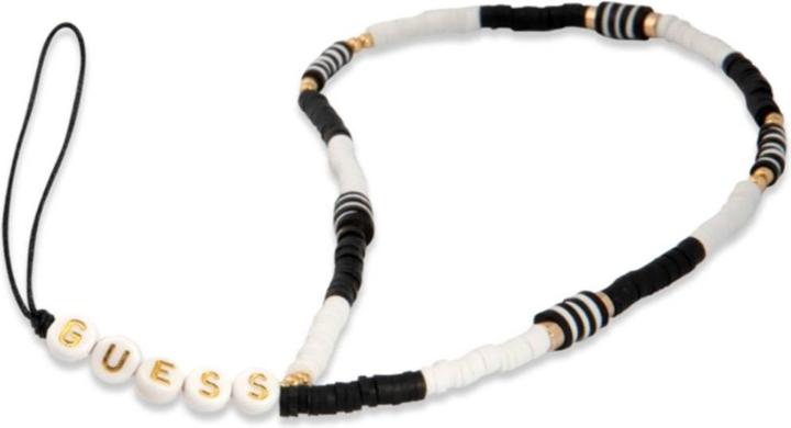 Actual product image Guess Pendant GUSTBCKH Phone Strap black-white