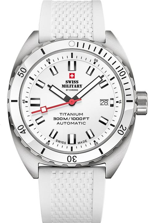 Image du produit Swiss Military SMA34100.12 Diver Titanium automatique 42mm 30ATM (Montre de plongée, 42 mm)