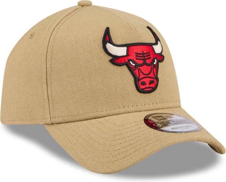 Produktbild New Era A-Frame Trucker Leinen Cap - Chicago Bulls beige (One Size)