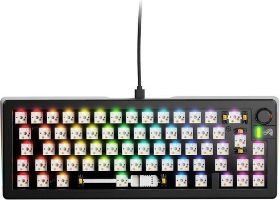 Produktbild Glorious GMMK 3 65 % Custom Gaming-Tastatur - Barebone, ISO-Layout, schwarz (Kabelgebunden)