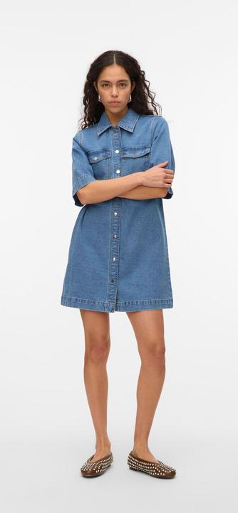 Produktbild Vero Moda VMFENJA Kurzes Kleid Jeanskleid (L)