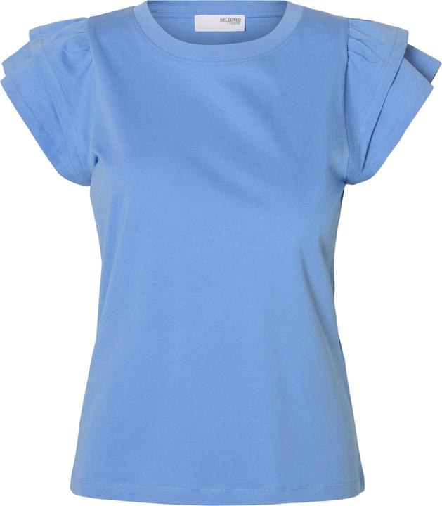 Selected Femme Kurzarm Oberteil mit Rüschen (M)
