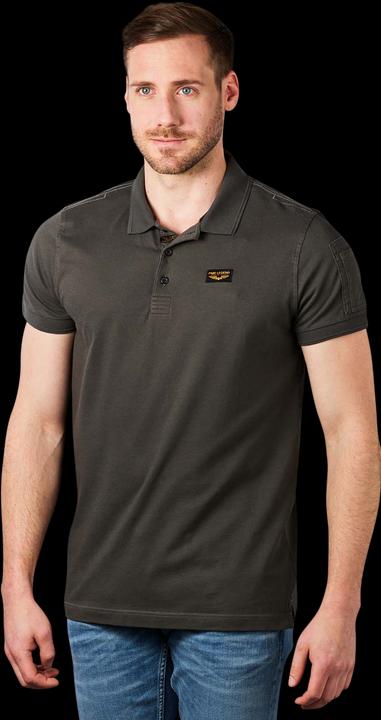 Produktbild Pme Legend Short Sleeve Polo beluga (M)