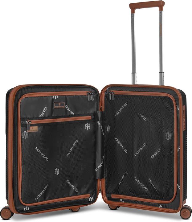 Immagine prodotto Farmhood Eco Edition 02 4 Rollen Kabinentrolley 55 cm mit Dehnfalte (44 l, Bagaglio a mano (fino a 50 litri))