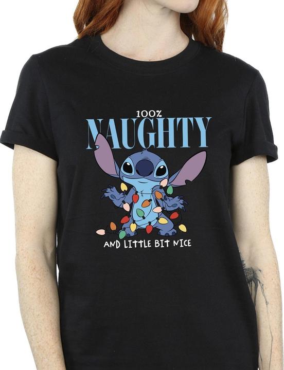 Immagine prodotto Disney Lilo & Stitch Naughty & Nice Maglietta Ampia Donna (L)