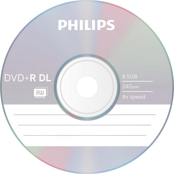 Produktbild Philips 1x10 DVD+R 8,5GB DL 8x SP (10 x)