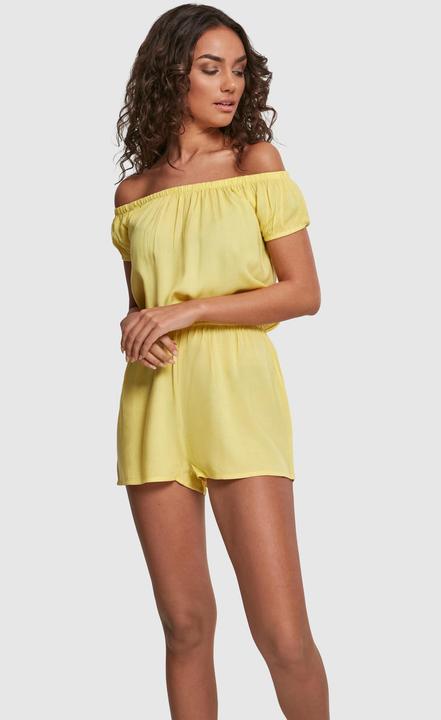 Actual product image Urban Classics Ladies Off Shoulder Short Jumpsuit (5XL)