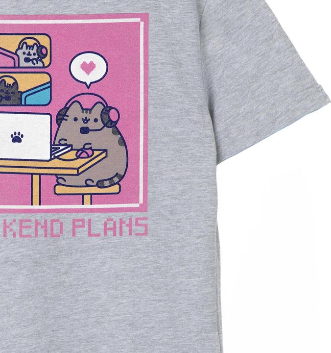 Produktbild Pusheen Weekend Plans TShirt Mädchen kurzärmlig (158, 164)