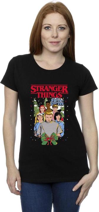 Produktbild Netflix Stranger Things Christmas Poster TShirt (S)