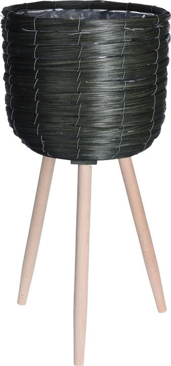 Actual product image Natura Punto Flowerpot Stand Wooden Wickerwork, Set of 3