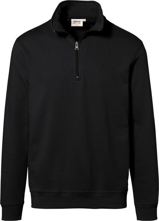 Produktbild Hakro Zip-Sweatshirt Premium schwarz Gr.6XL (6XL)