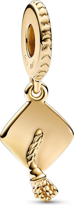 Actual product image Pandora Graduation Cap Charm (Metal, Gold plated)