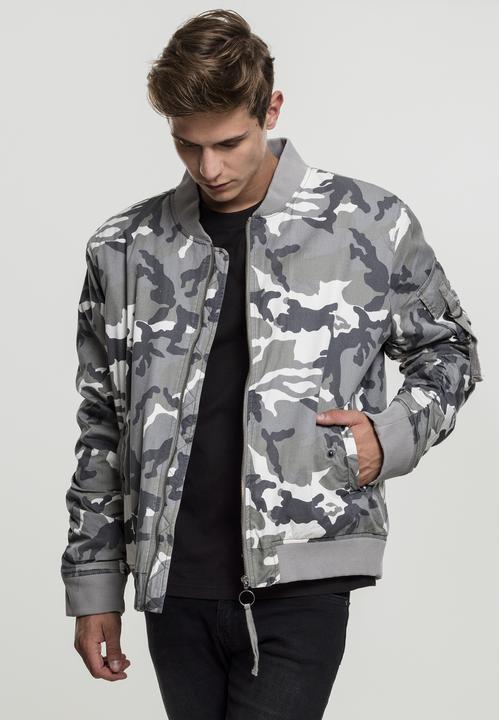 Immagine prodotto Urban Classics Bomber in cotone mimetico vintage (L)