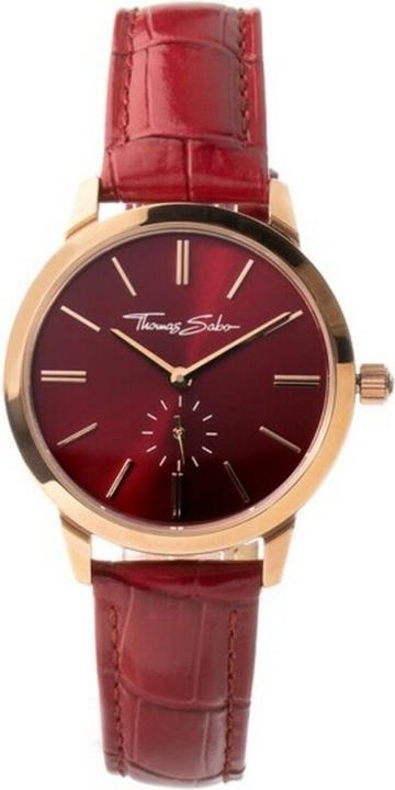 Produktbild Thomas Sabo Damenuhr kirschrot/rosévergoldet AIR-WA0309 (Analoguhr, 32 mm)