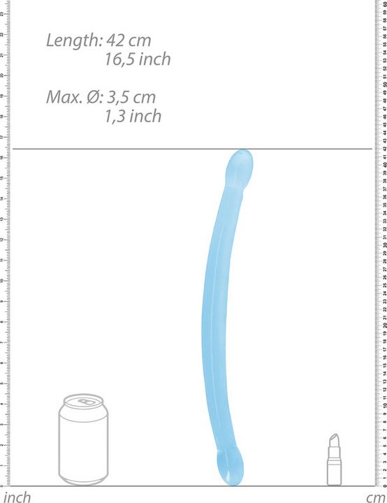 Actual product image RealRock Non Realistic Double Dong 17" / 42cm