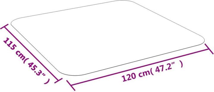 Actual product image VidaXL Becky (120 x 115 cm)