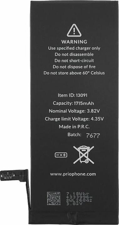 Immagine prodotto prio Batteria per Apple iPhone 6s (APN universale) (Accumulatore di carica elettrica, iPhone 6s)