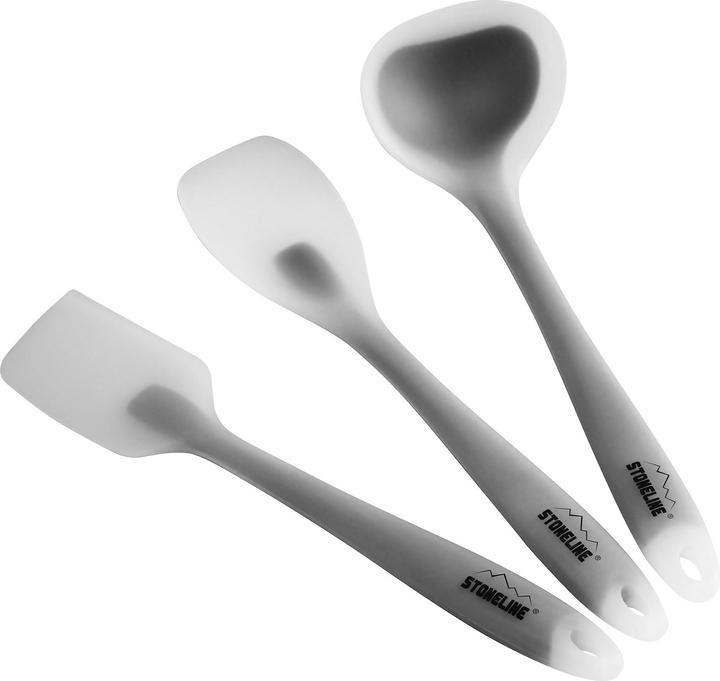 Produktbild Stoneline Küchenhelfer-Set, 3-tlg. 1 Schaber, 1 Kochlöffel und 1 Suppenkelle