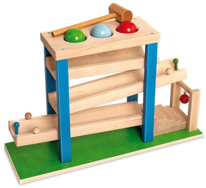 Actual product image Spielmaus SMH Ball Knocking Bench with Bell Gate