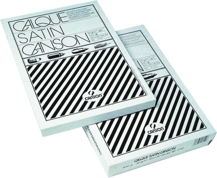 Canson Zeichenpapier, DIN A4, hochtransparent, 110/115 g/qm (A4, Blanko)