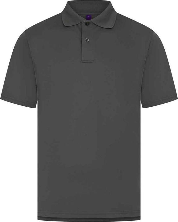 Actual product image Henbury Mens Pique Polo Shirt (L)