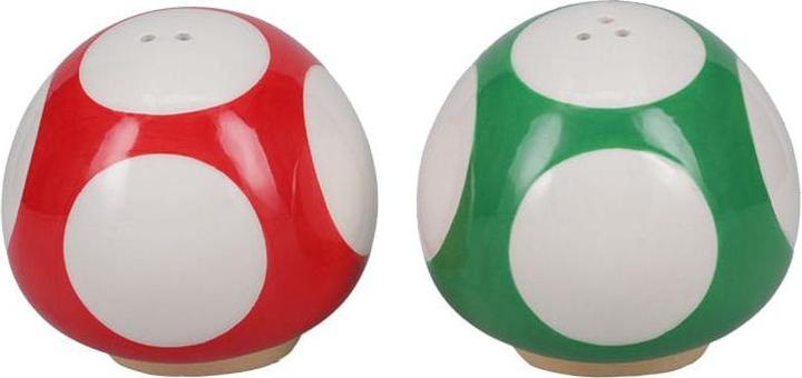 Produktbild Paladone Products Nintendo - Super Mario - Salière et poivrière en céramique Champignons (Salz, Pfeffer)