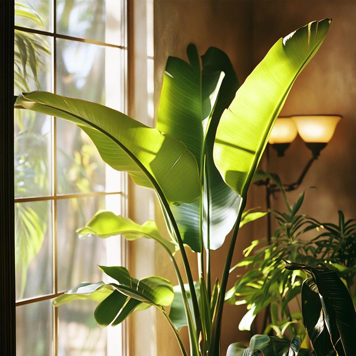 Image du produit Plant in a Box Strelitzia Nicolai - Fleur d'oiseau de paradis (55 cm)