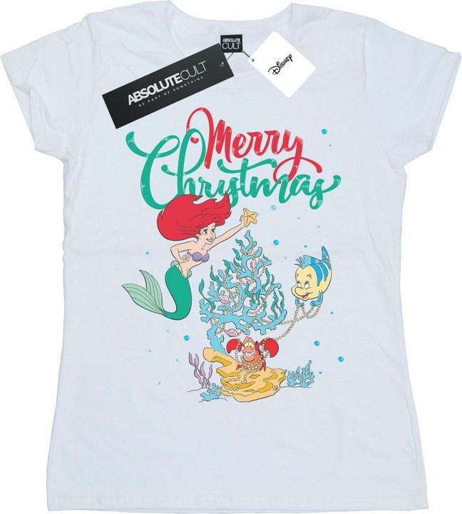Produktbild Disney Princess Ariel Merry Christmas TShirt (S)